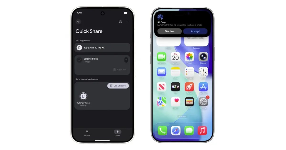 Quick Share AirDrop Android