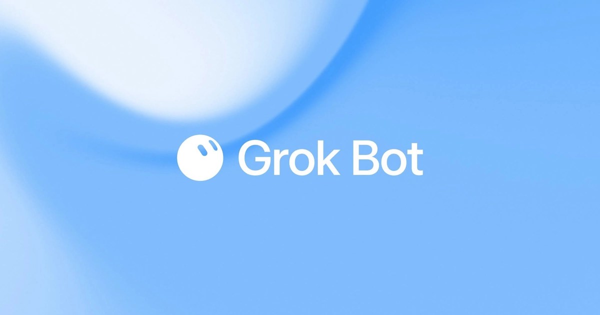 โลโก้ Grok Bot ของ xAI