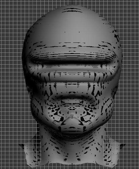 Zremesher To 3ds Max Black Polygon Problem Zbrushcentral