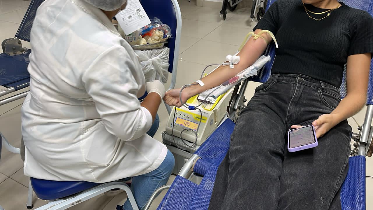 Instituição realiza coleta de sangue em parceria com Hemopa, em Marabá