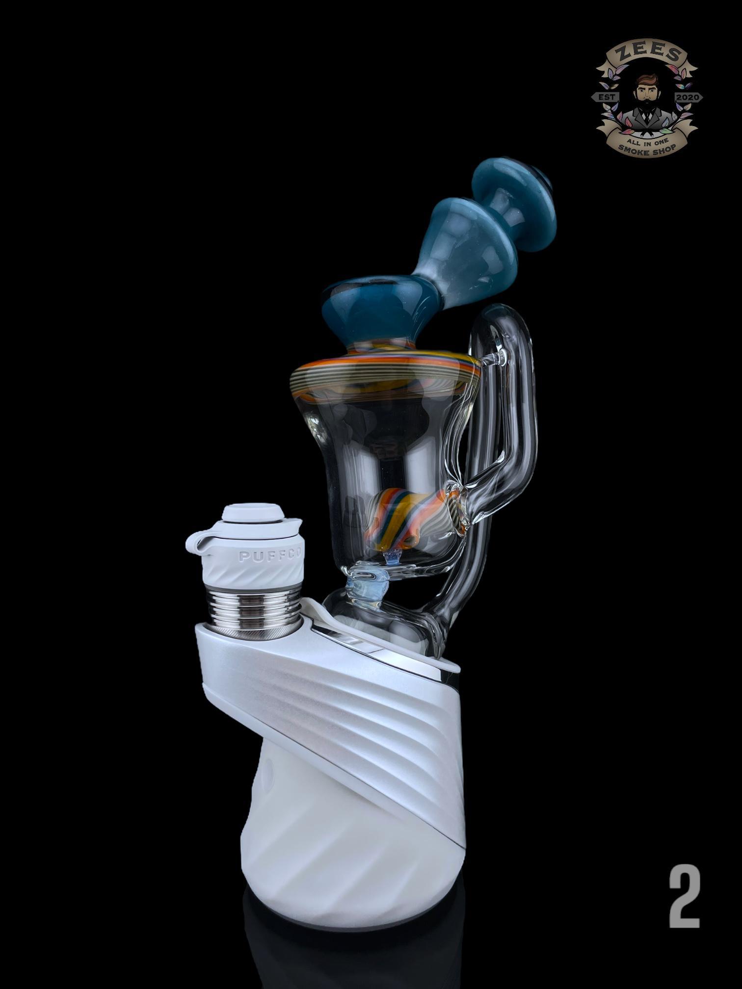 PADD GLASS: WIGWAG BUBBLER PUFFCO PEAK ATTACHMENT – ALL IN