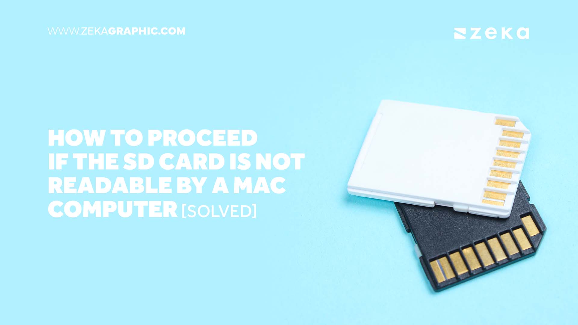 How to Proceed if the SD Card is Not Readable by a Mac Computer Solved