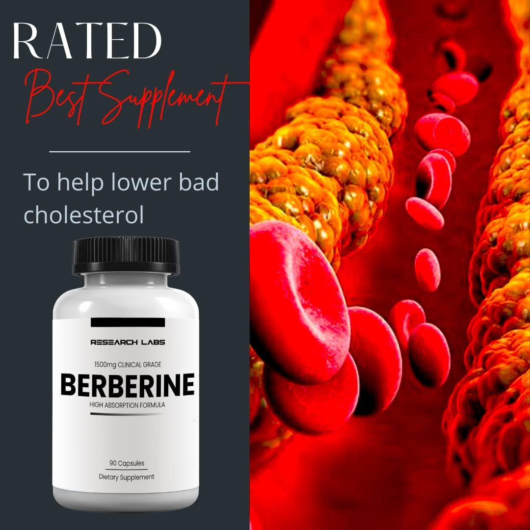 Does Berberine Interfere With Thyroid Medication Research Labs Berberine High Absorption Formula – 90 Capsules - Zenith Mart