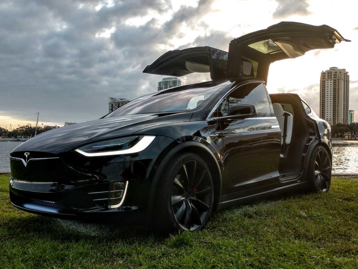 A tesla model x is arriving in south africa next week