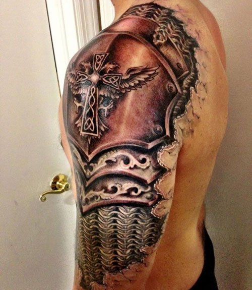 28 Cool Shoulder Tattoos For Men - Zestvine - 2022 575_x_500_jpg