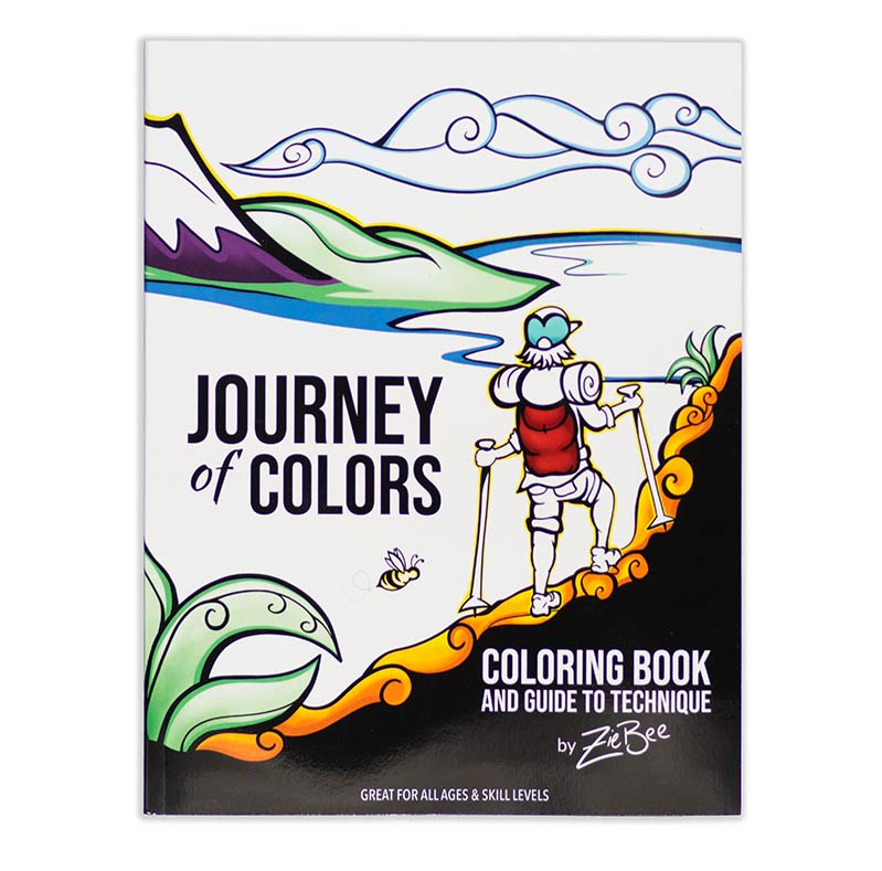 Download Coloring Book Guide To Technique Journey Of Colors Ziebee Media
