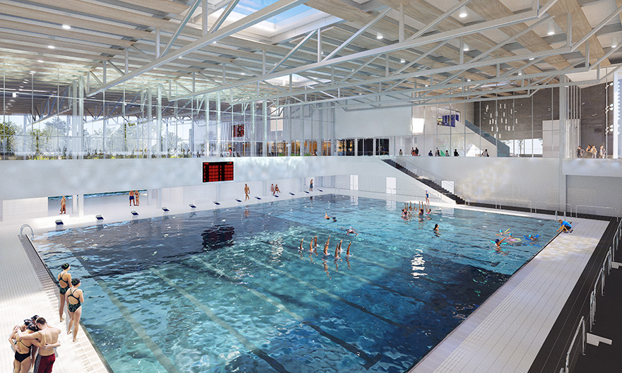 La Metropole Europeenne De Lille Grands Projets La Future Piscine Olympique Metropolitaine