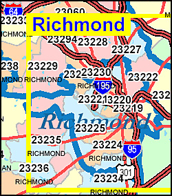 Map Of Virginia Zip Codes - Light Images - Stunning 4K Collection