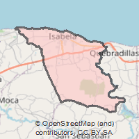 Geografia De Isabela Puerto Rico ZIP Code 00662 Map 