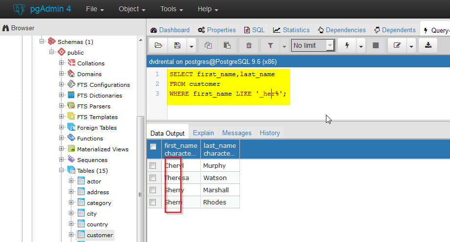 The LIKE Statement: SQL Statement Fundamentals image.