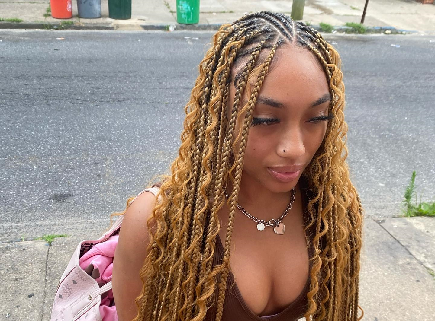 13 heavenly goddess knotless braids hairstyles in 2024