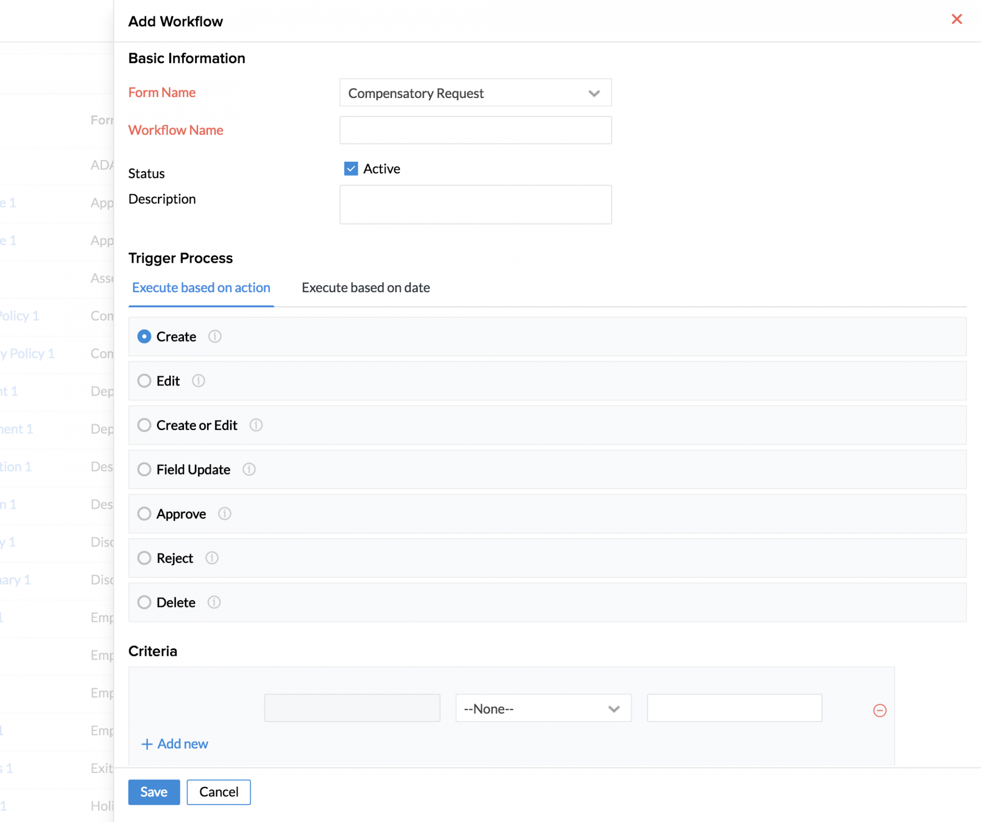Applying Leave Zoho People