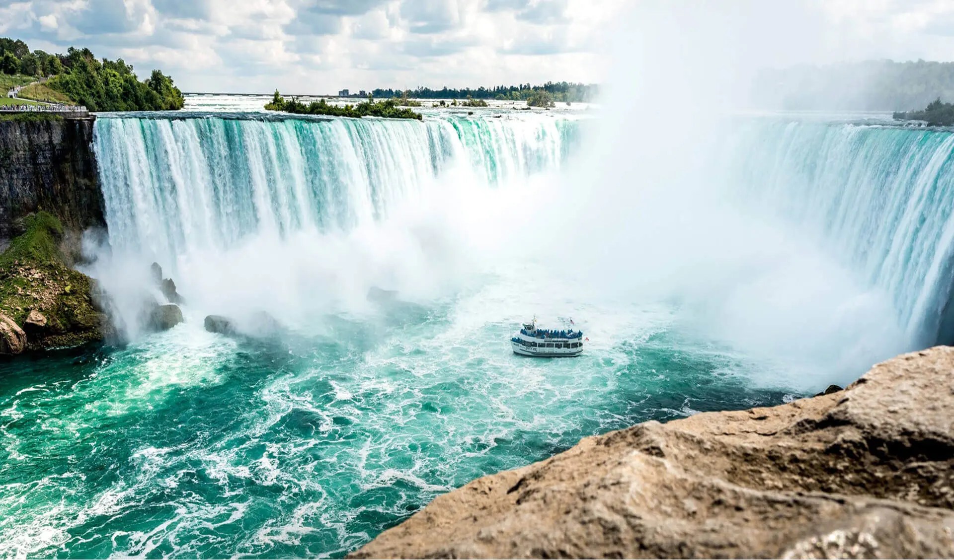 The description when i reserved the trip said we'd do the voyage to the falls boat ride, but we did not. Deluxe Niagara Falls Day Tour With Boat Cruise Zoom Tours