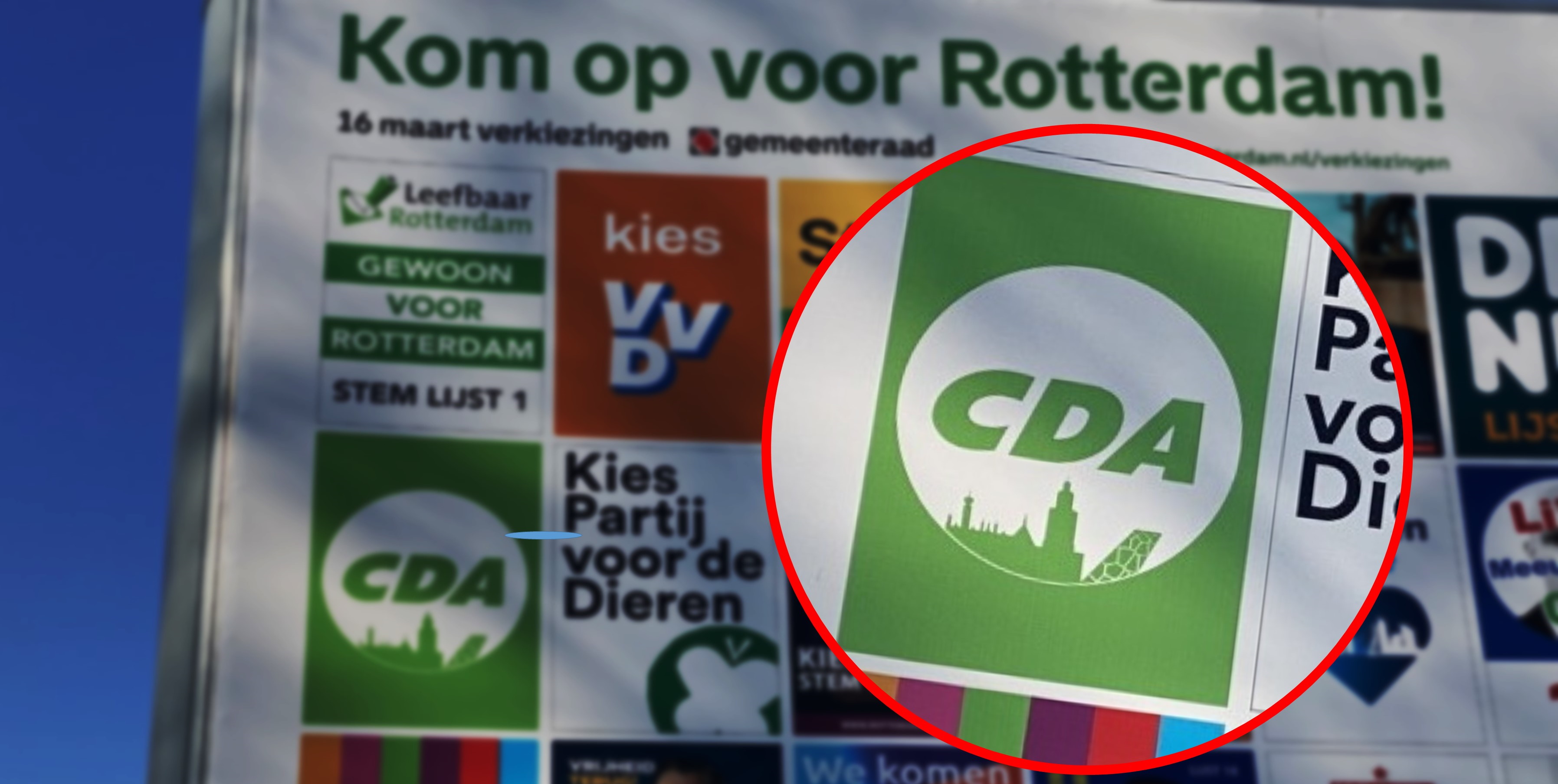 Foutje bedankt! cda rotterdam promoot per ongeluk bergen op zoom