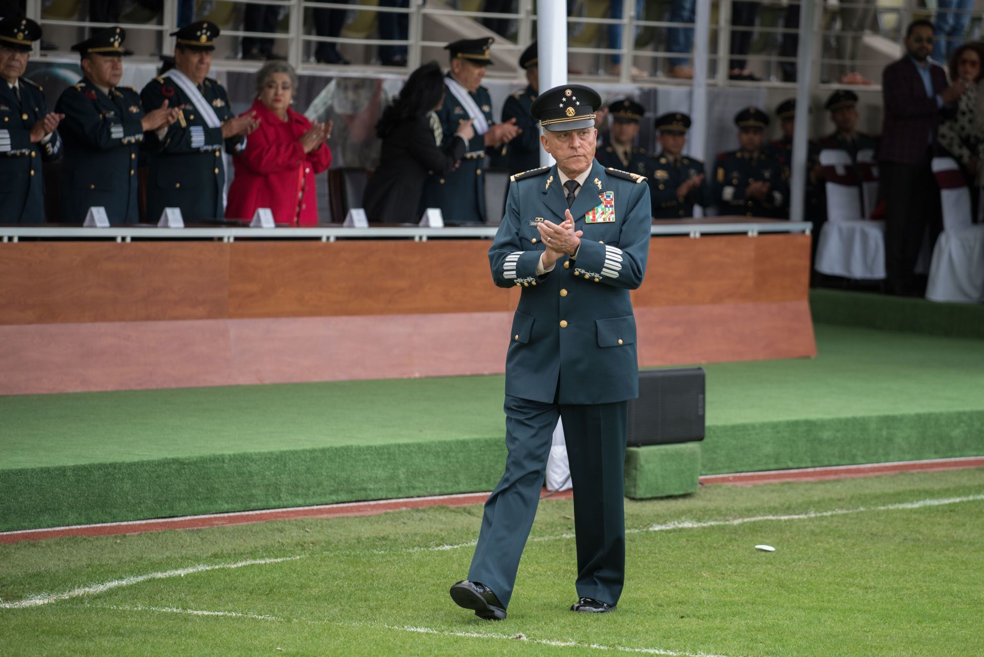 Sheinbaum: Salvador Cienfuegos asistió a la ceremonia del 112 aniversario de la Marcha de la Lealtad fue por protocolo