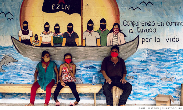 Miembros del EZLN