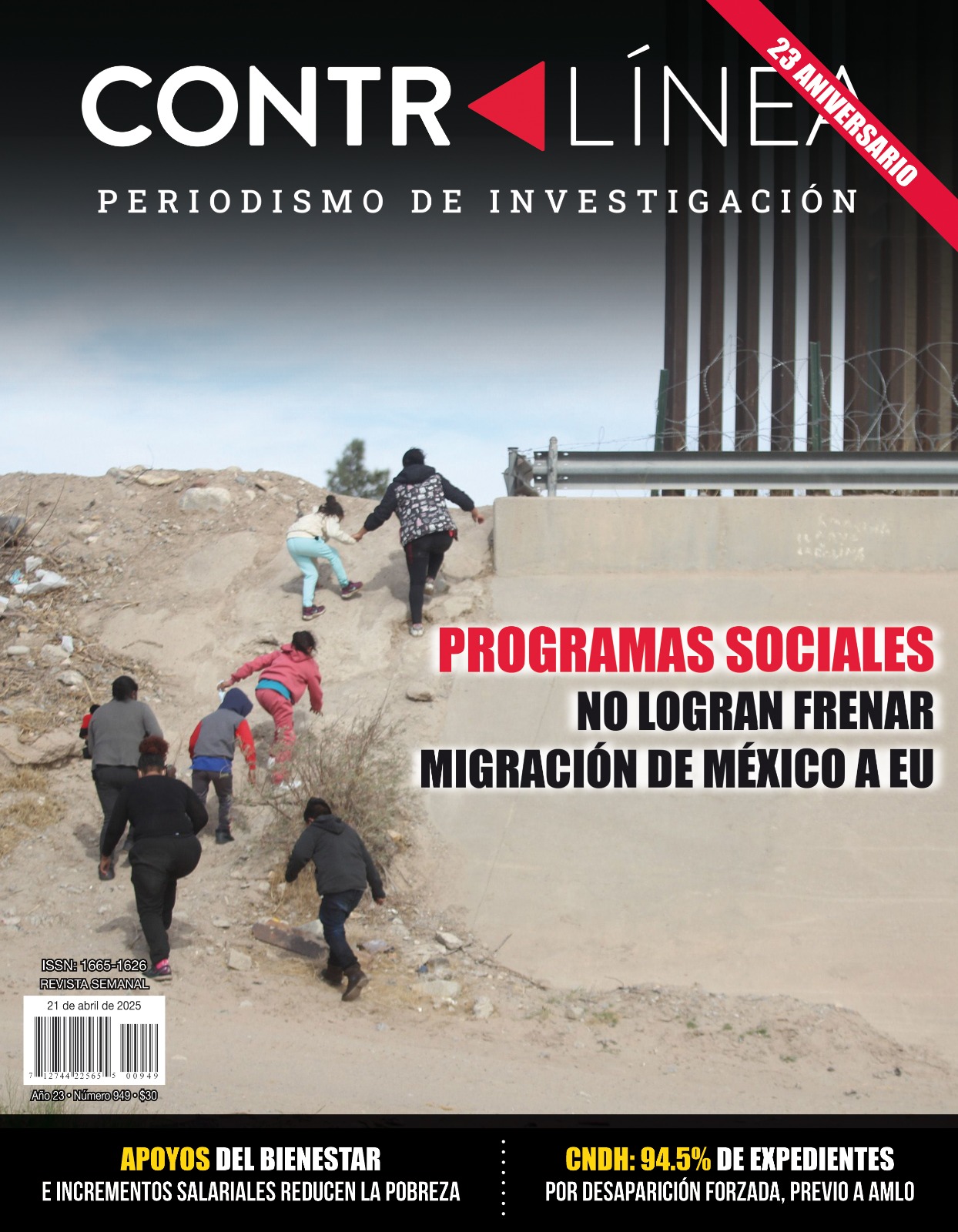 La frontera norte de México ha sido testigo de la migración indocumentada de personas mexicanas y centroamericanas a Estados Unidos