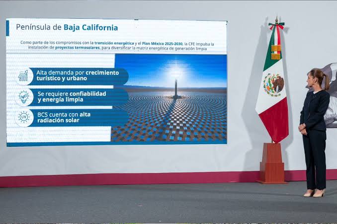 Se reducirá el consumo de combustóleo, diésel y gas natural para sustituir por energía solar para descarbonizar Baja California Sur