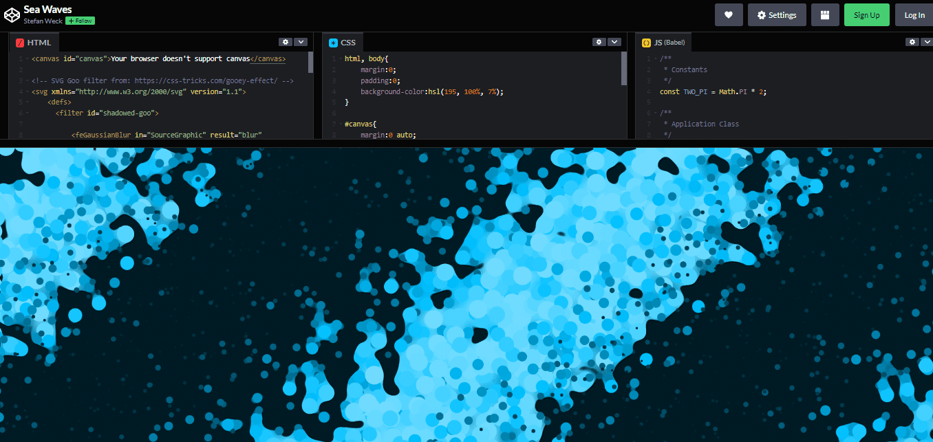 23 javascript background effects