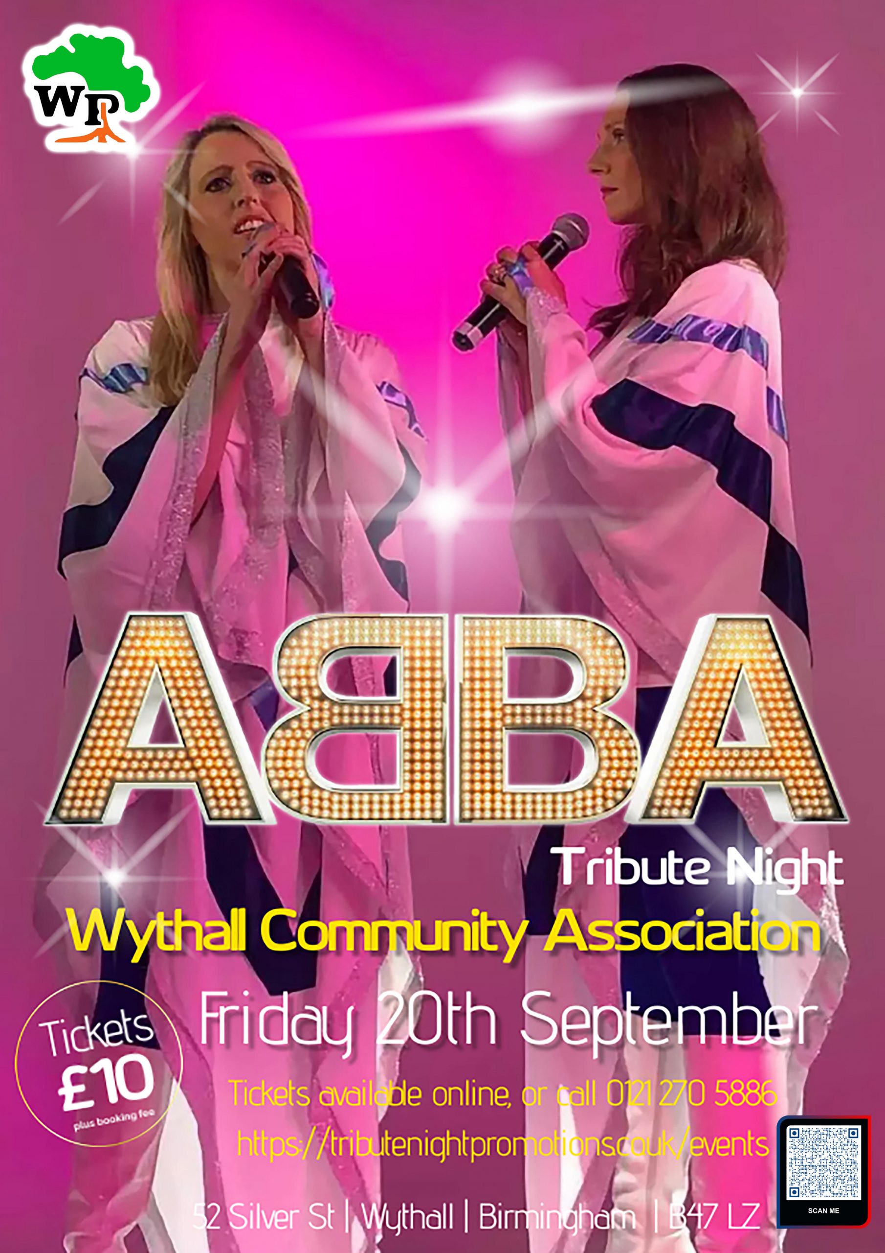ABBA Tribute Act - 20 September 2024 at Park Hall, Wythall B47 6LZ