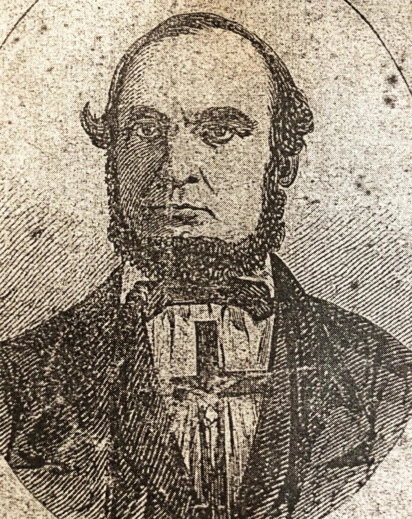 Return Ward from an artist’s rendering in 1857. Author’s collection.