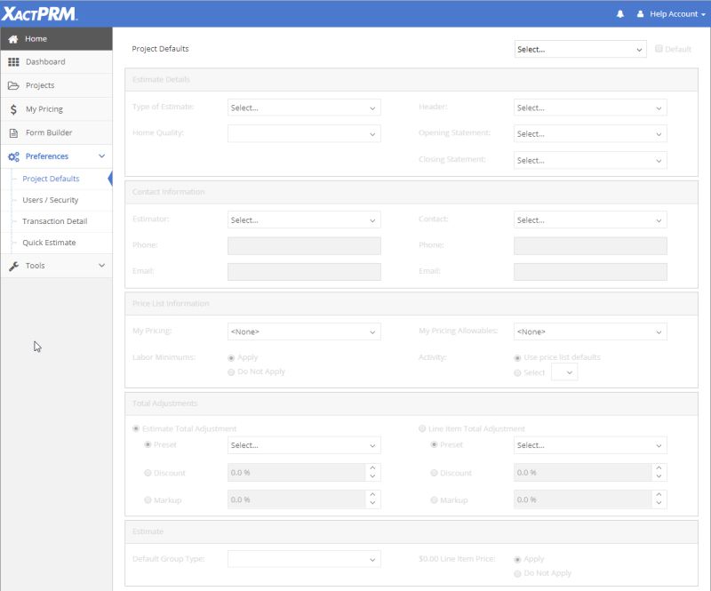 Preferences Project Defaults - Perfect City Photo - Ultra HD