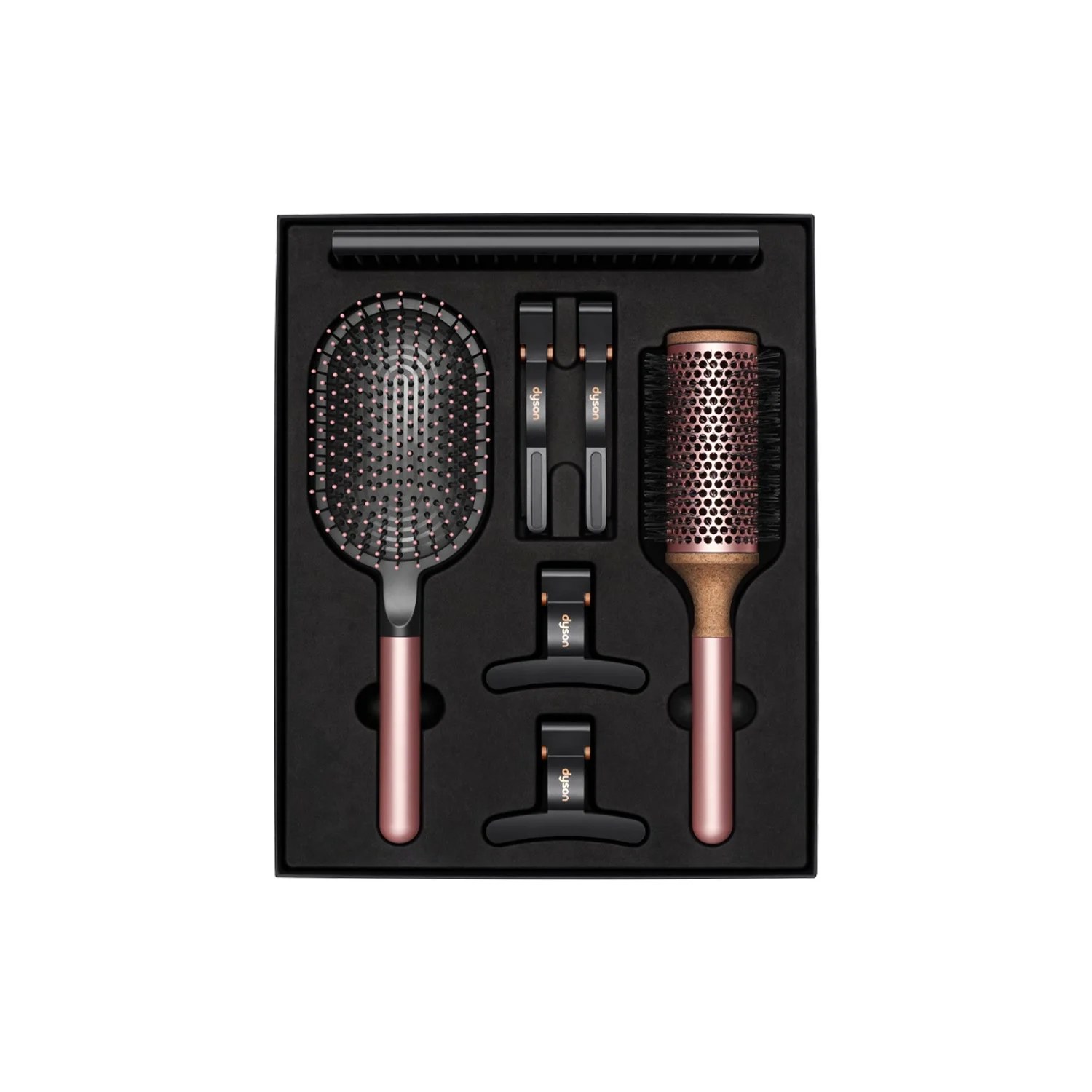 Dyson Styling gift set in Rosé with presentation case