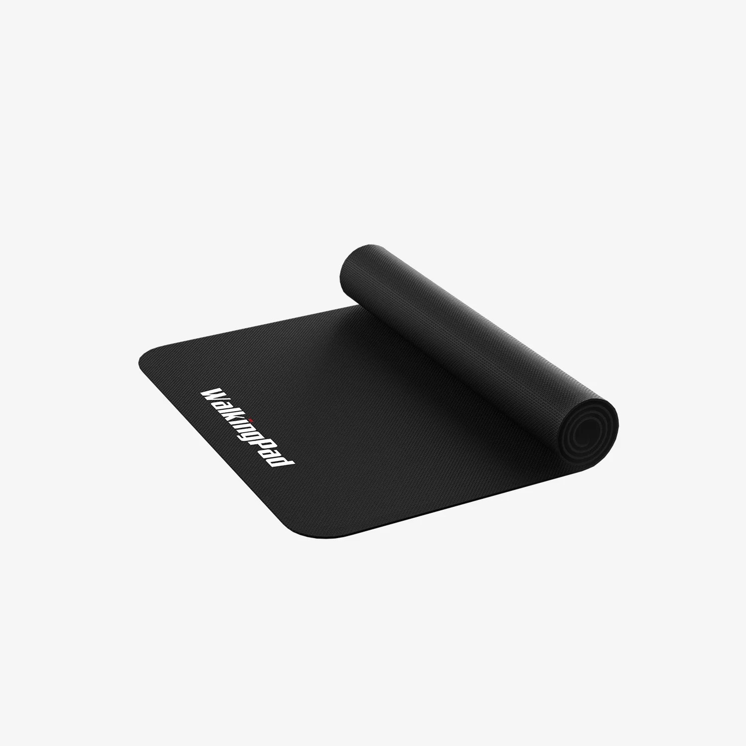 KingSmith running mat rolled up on a white background