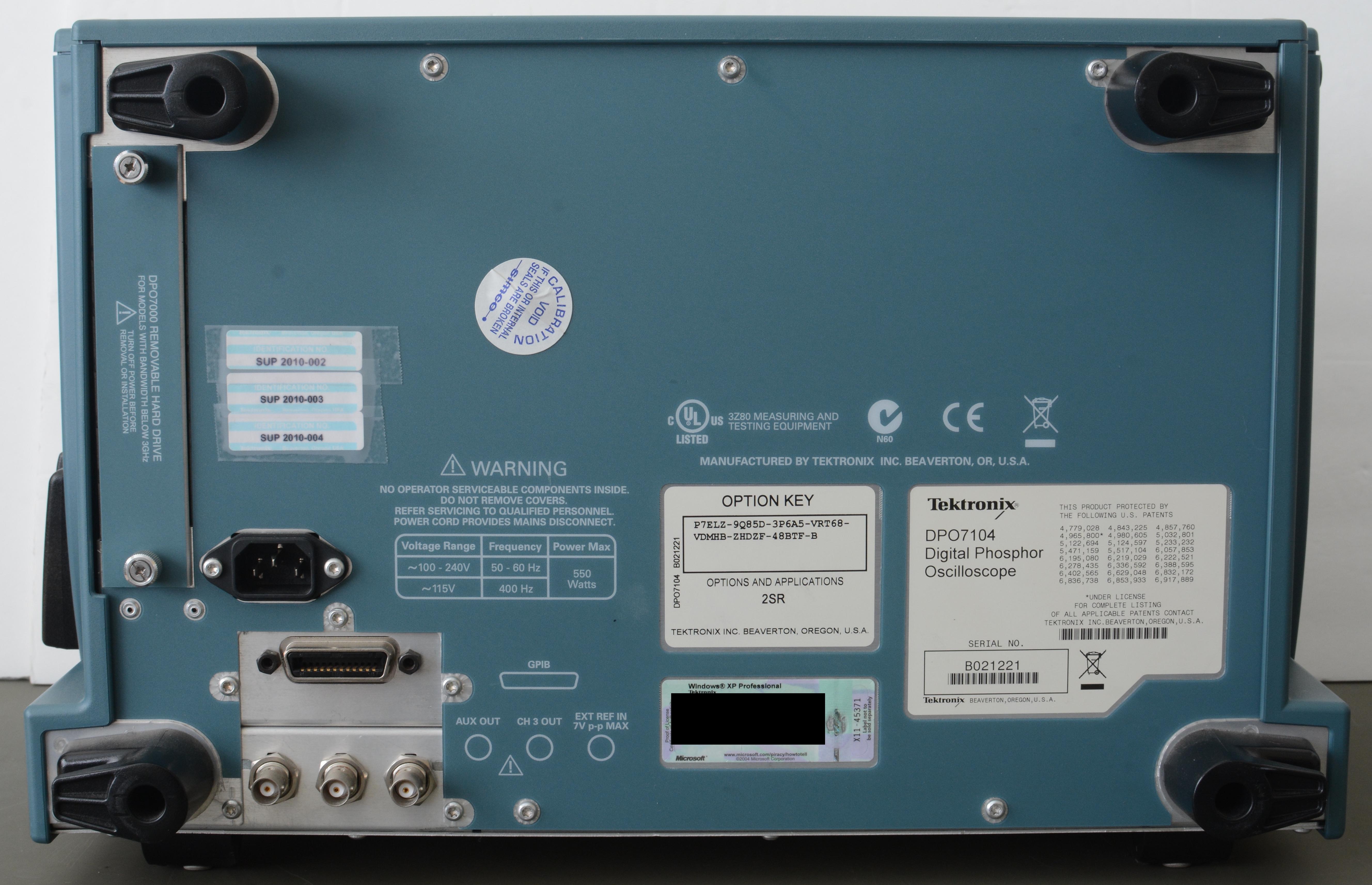 FS [USA] : Broken Tektronix DPO7104 (ADC failure) for parts or repair