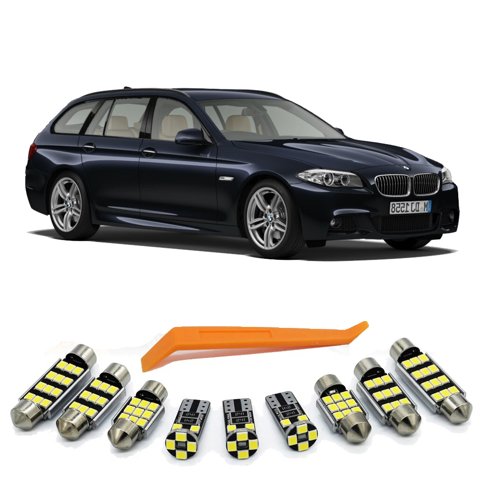 bmw f11 led salono rinkinys