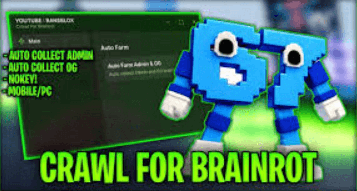 Crawl for Brainrot Keyless Script