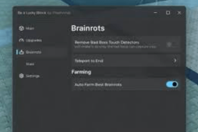 Be a Lucky Block Auto Farm Script Keyless