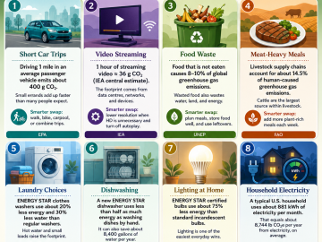 Hidden Carbon Footprint of Everyday Habits