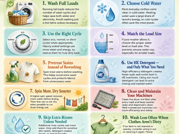 Eco-Friendly Laundry Habits That Save Water and Energy