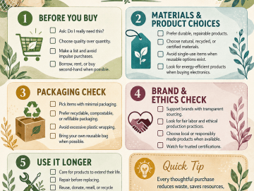 Sustainable Shopping Checklist