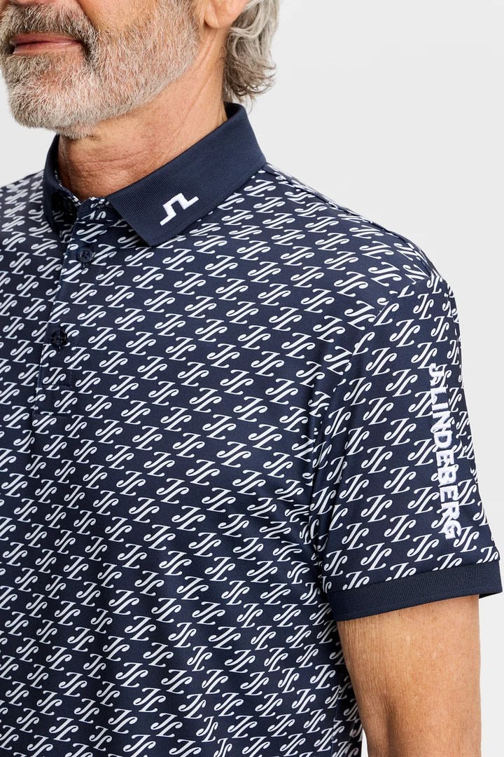 J.Lindeberg Tour Tech Print Polo - Image 4