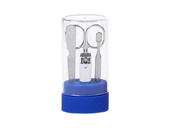SET DE MANICURA LHASA AZUL BE-014A ( BE-014 / BE014 / ACCESORIOS DE BELLEZA )