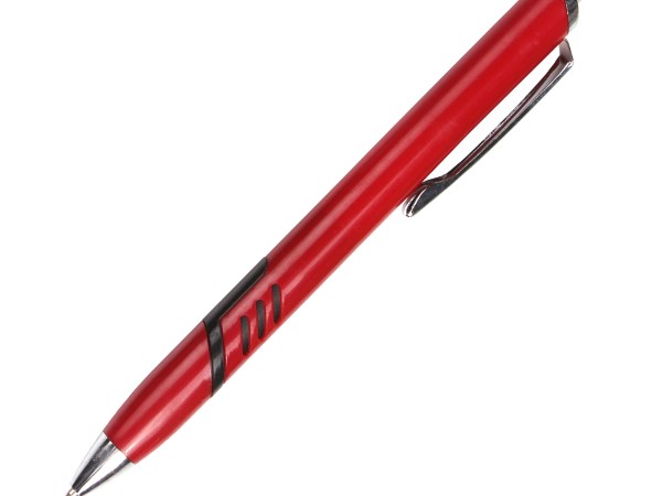 BOLÍGRAFO DE PLÁSTICO ANDROS ROJO BL-057R ( BL-057 / BL057 / BOLÍGRAFOS,TINTA NEGRA )