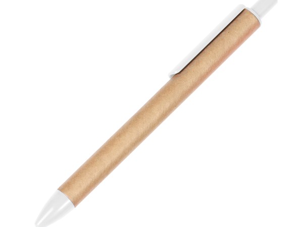 BOLÍGRAFO ECOLÓGICO KUFA BLANCO BL-097B ( BL-097 / BL097 / BOLÍGRAFOS,TINTA NEGRA )