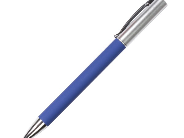 BOLÍGRAFO EN TERMINADO RUBBER CASTILLA AZUL BL-132A ( BL-132 / BL132 / BOLÍGRAFOS,TINTA NEGRA )