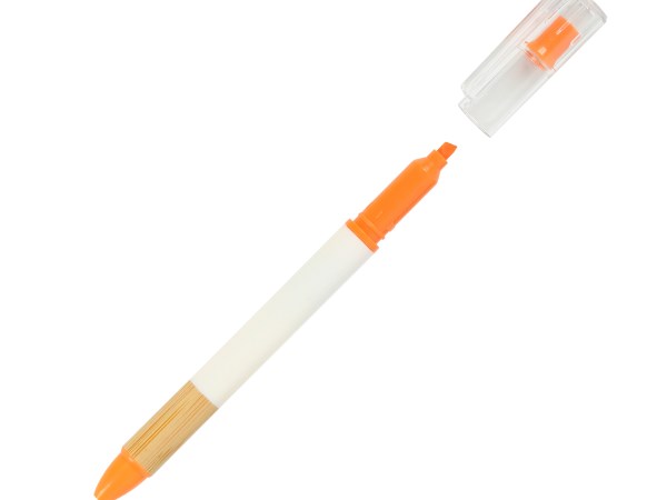 BOLÍGRAFO TEILLÉ NARANJA BL-215O ( BL-215 / BL215 / TINTA AZUL,MARCA TEXTOS )