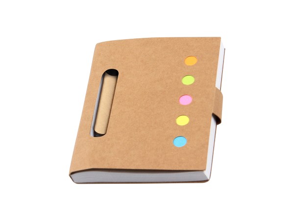 MINI LIBRETA ECOLÓGICA PAMPLONA CARTON LB-018C ( LB-018 / LB018 / LIBRETAS,CON BOLÍGRAFO )