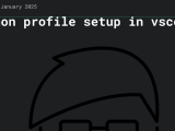 Python Profile Setup In Vscode Xkeshav