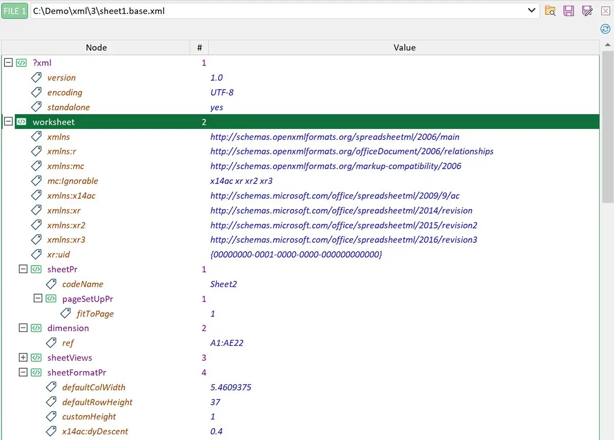 Compare xml files and find the difference