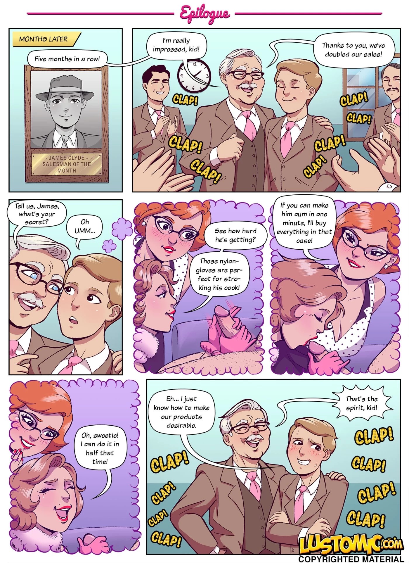 Voloh - Door to Door Sissy porn comic