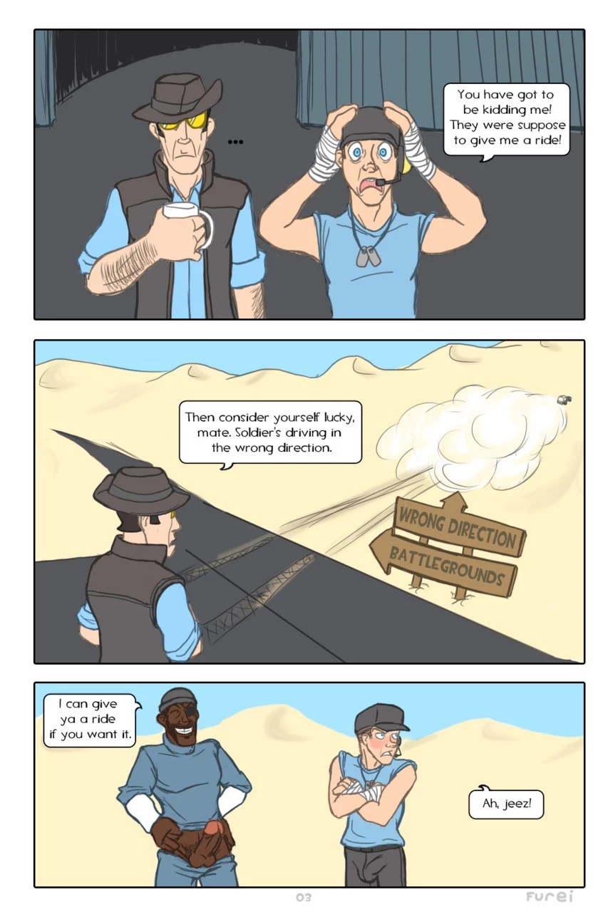 Helmet Party gay porn comic