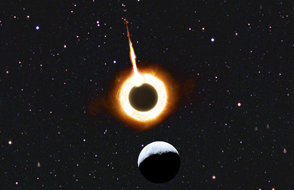 Eclipse y destrucción de la segunda luna de Planetos