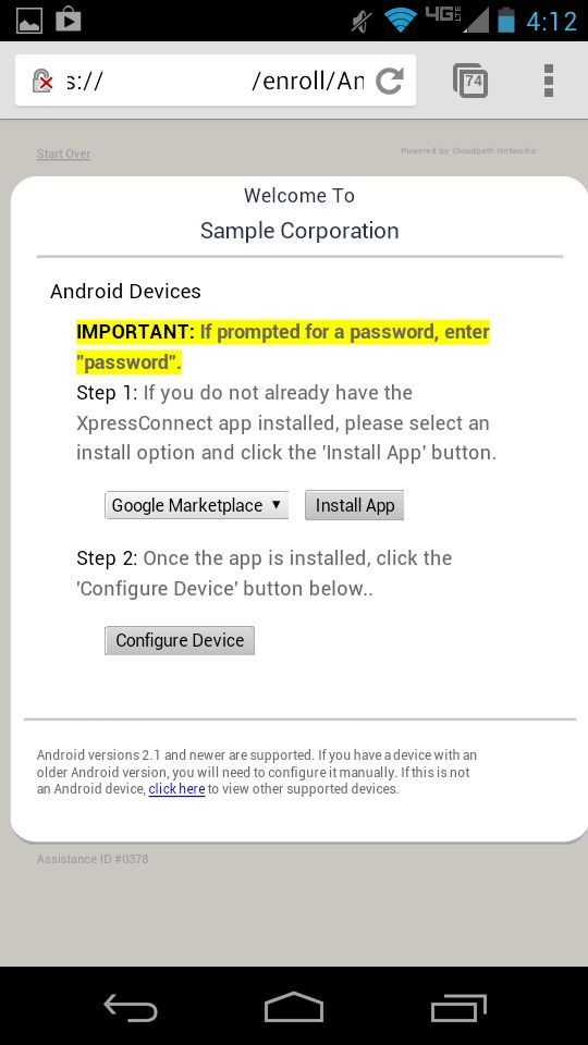 Android 11 Workaround For Web Browser Trust Certs Cloudpath - Download High Quality Ocean Image | Retina