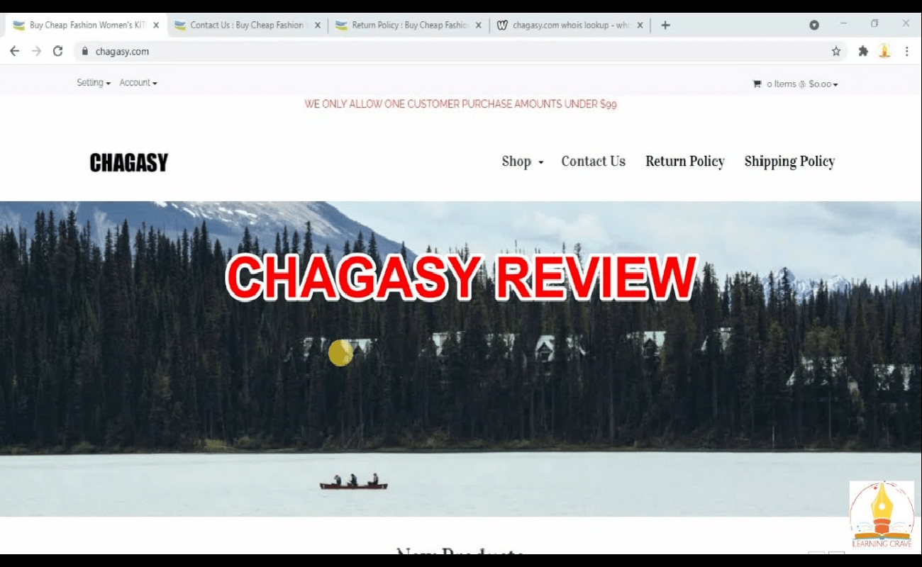 Chagasy: An Online Shopping Store | XH