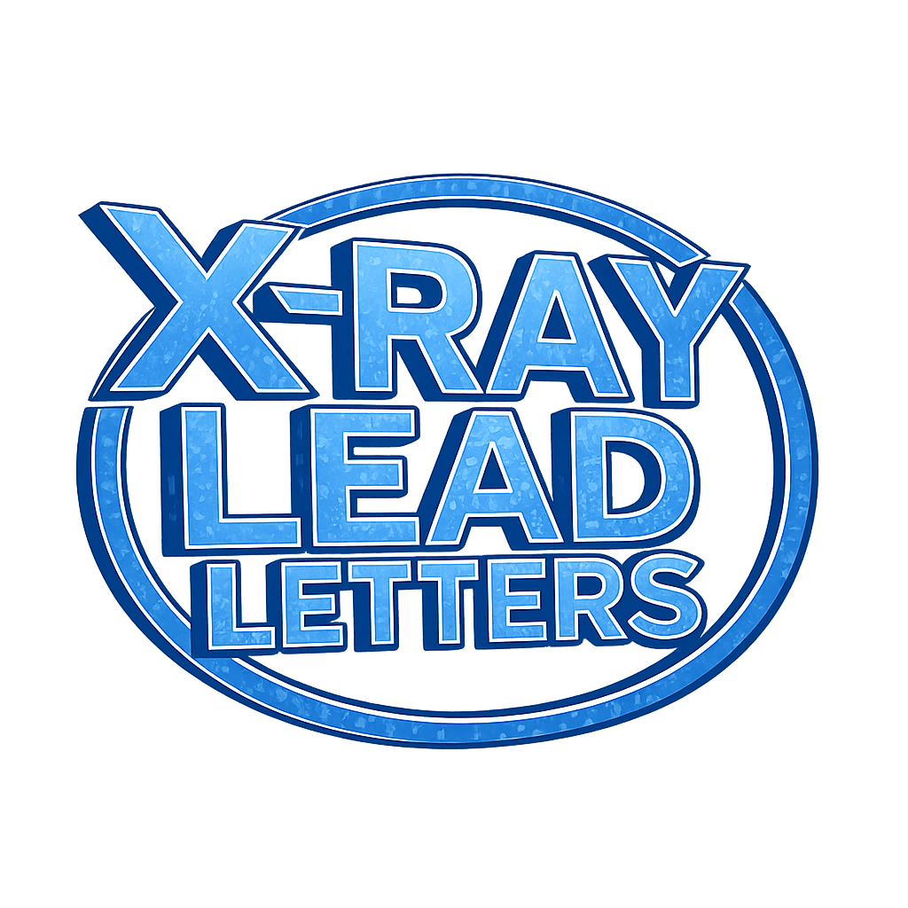 X-ray Lead Letters